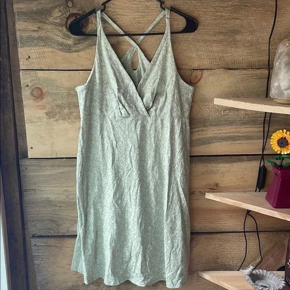 Patagonia Green Midi Dress - Picture 1 of 7